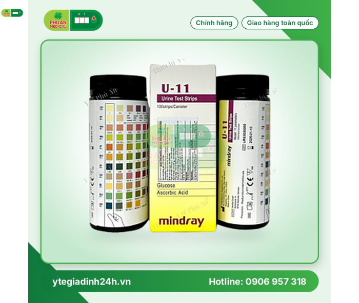 Mục đích của que thử phân tích nước tiểu Mindray U-11