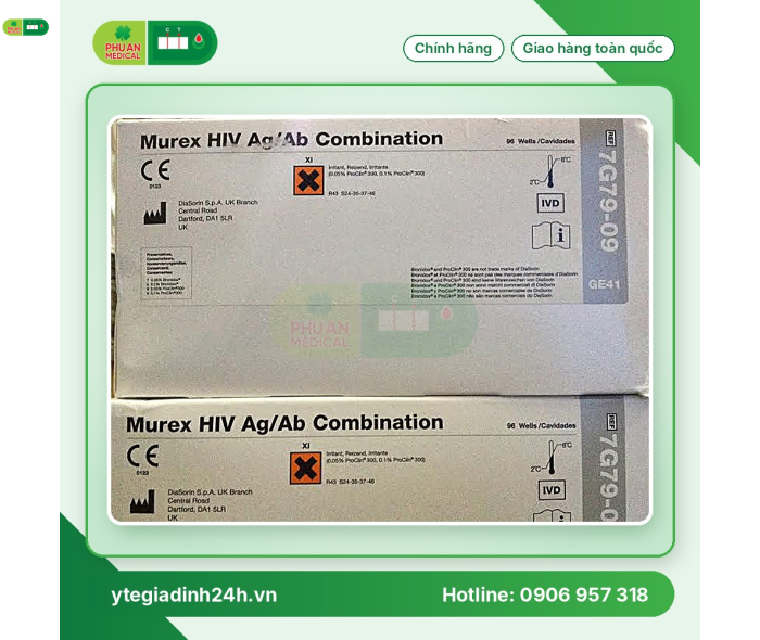 Murex hiv ag/ab combination