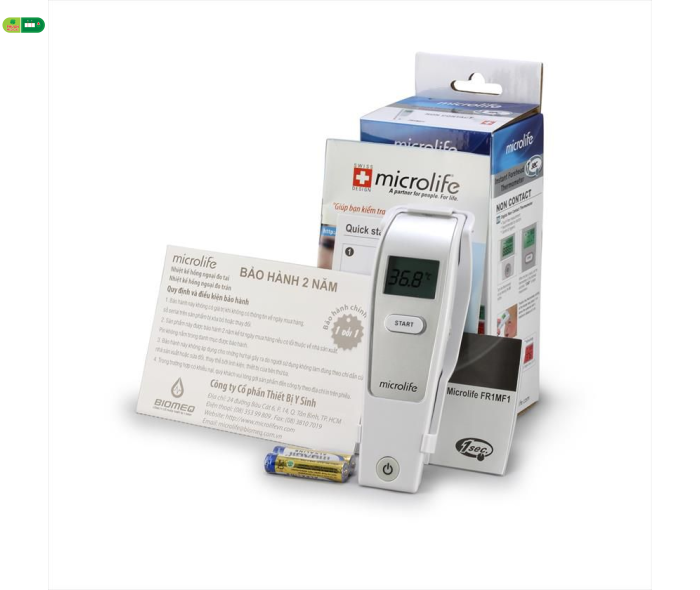 Nhiệt kế hồng ngoại đo Trán Microlife FR1MF1