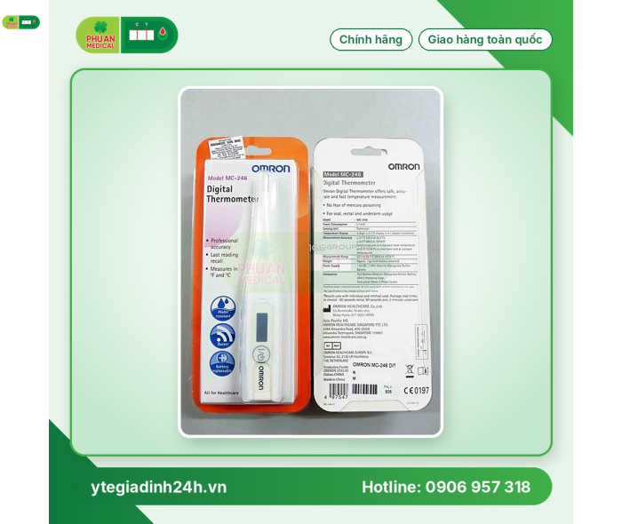 Nhiệt kế điện tử OMRON MC 246