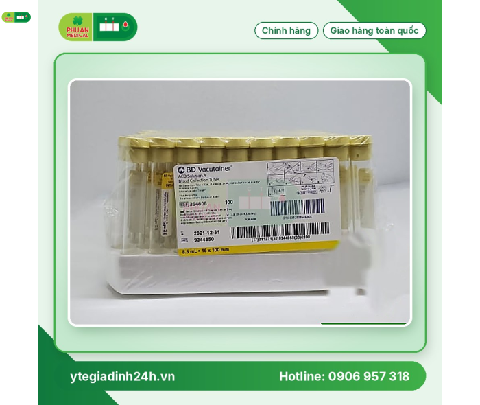 ỐNG NGHIỆM ACD LẤY MÁU CHÂN KHÔNG BD