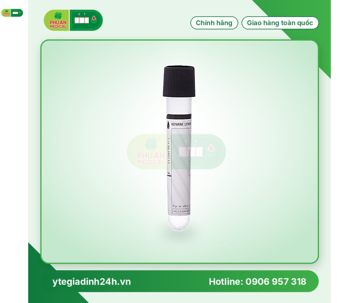 ỐNG NGHIỆM HEPARIN LITHIUM