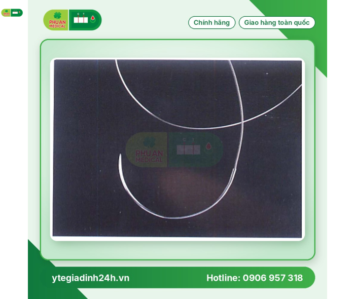PATELLA-SET 60 CM USP 7 NEEDLE HS 120 Chỉ khâu xương bánh chè