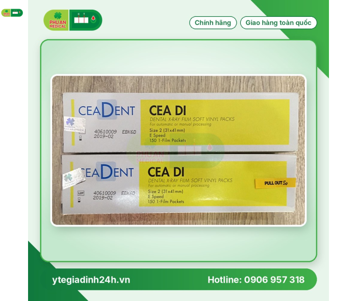PHIM X-Quang Nha 3x4cm CEA Bỉ