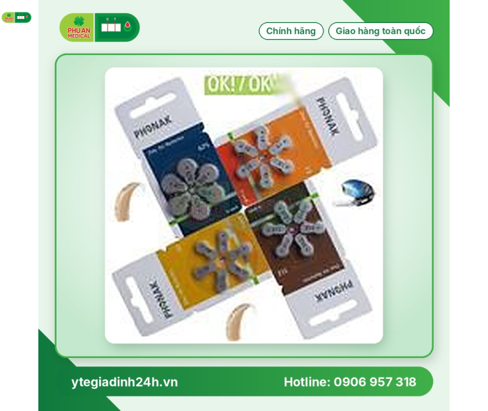 Pin máy trợ thính