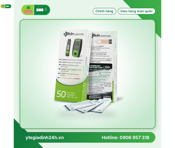 Que đo đường huyết Uright TD-4265/67