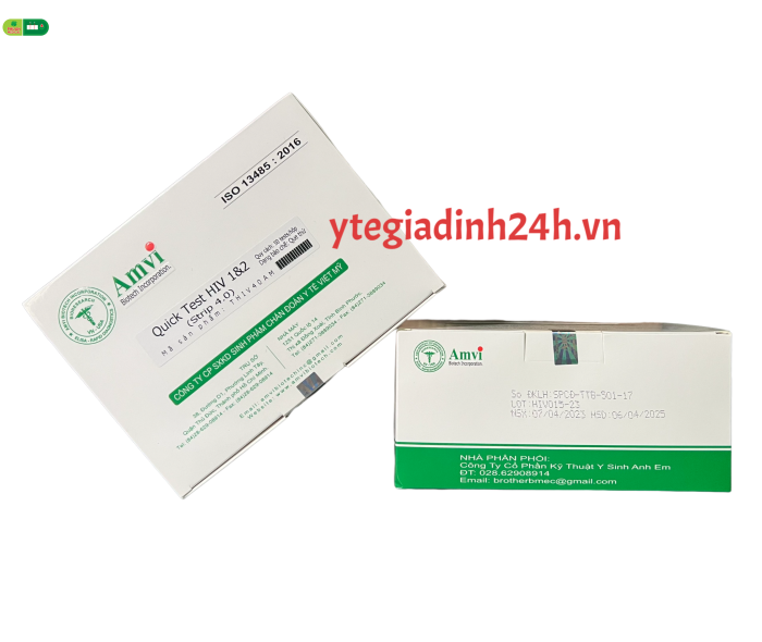 Que test nhanh HIV 1/2 AMVI