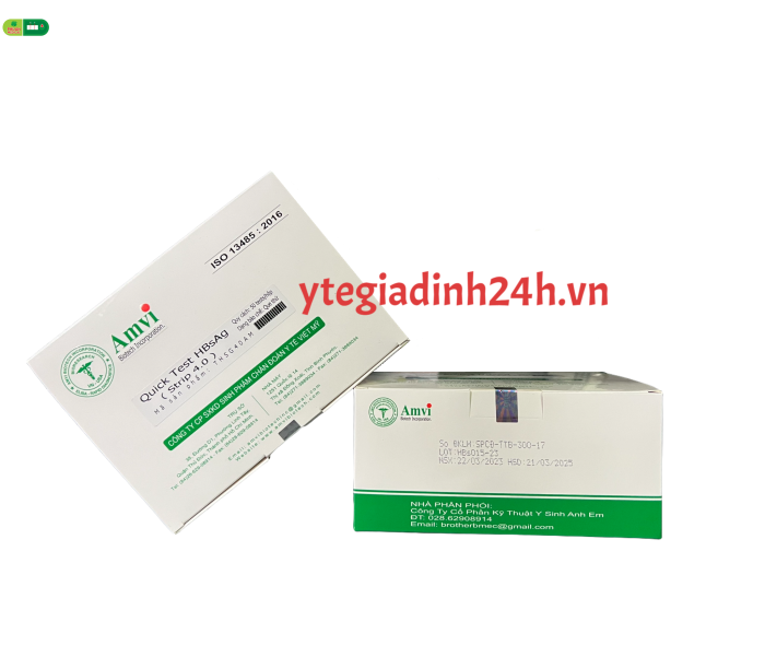 Que test nhanh Viêm gan B Hbsag AMVI