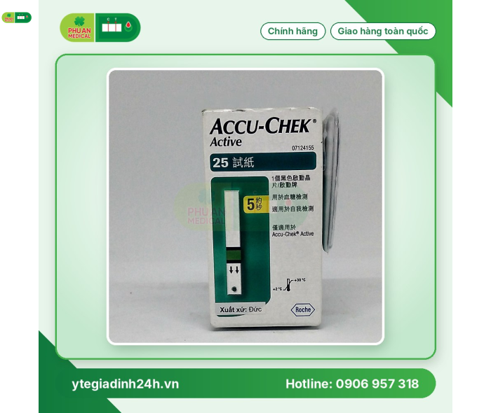 Que thử đường huyết Accu - Chek Active 