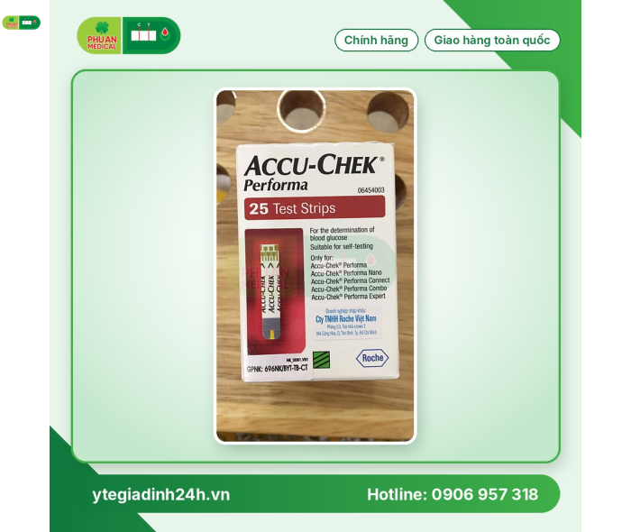 Que thử đường huyết Accu - Chek Performa