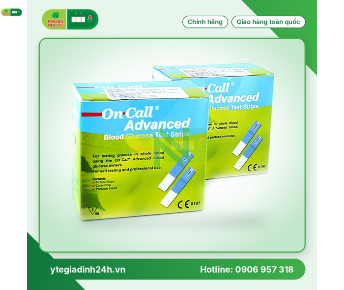 Que thử đường huyết Oncall Advanced
