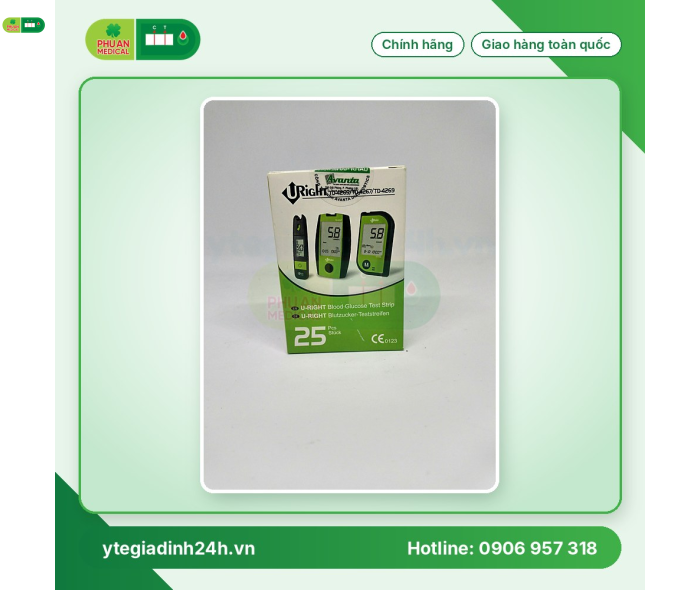 Que Thử Đường Huyết U-RIGHT TD-4267 TD-4265(25)