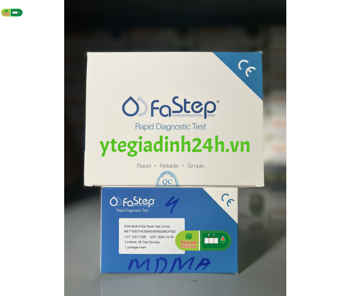 Que thử ma túy tổng hợp 4 chân hãng Fastep