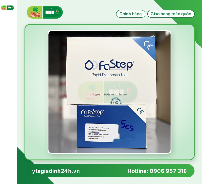 Que thử ma túy tổng hợp 5 chân MET-THC-MDMA-MOP-COC