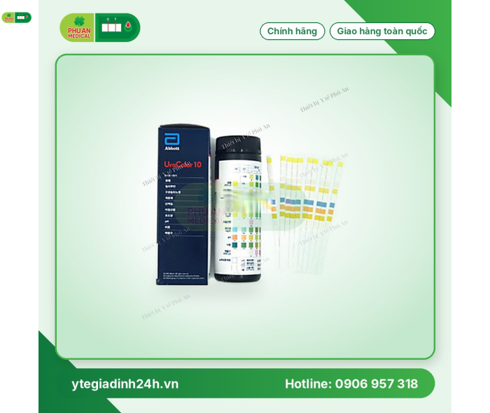 Que thử nước tiểu 10 thông số Urocolor 10