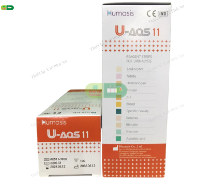 Que thử nước tiểu 11 thông số U-AQS 11