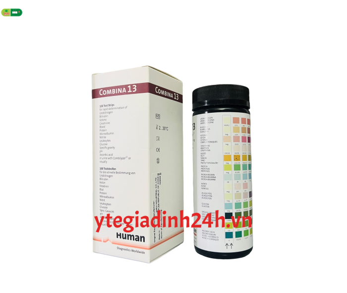 Que thử nước tiểu Combina 13 thông số HUMAN