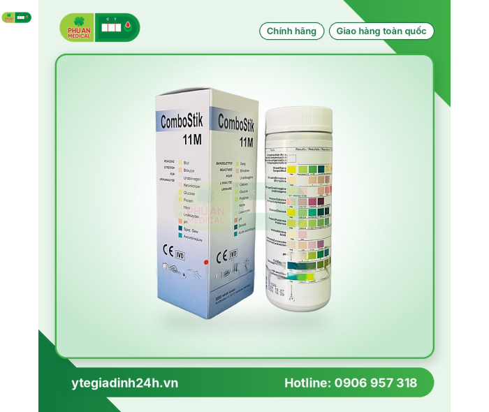 Que thử nước tiểu Combostik 11M