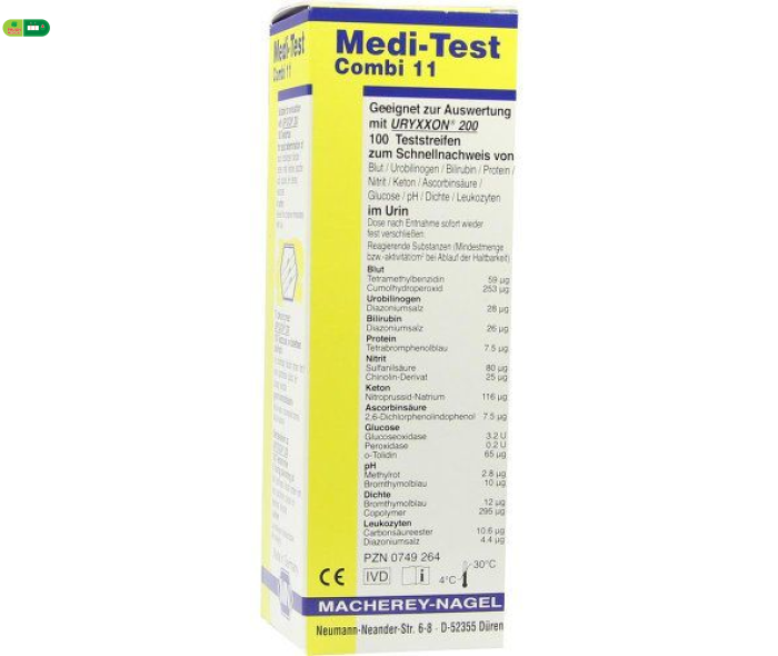 Que thử nước tiểu Medi test combi 11