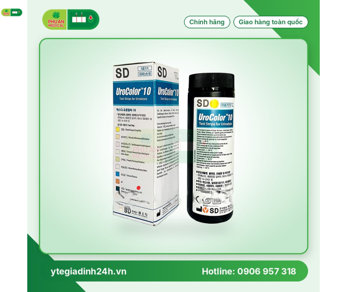 Que thử nước tiểu SD UROCOLOR 10 