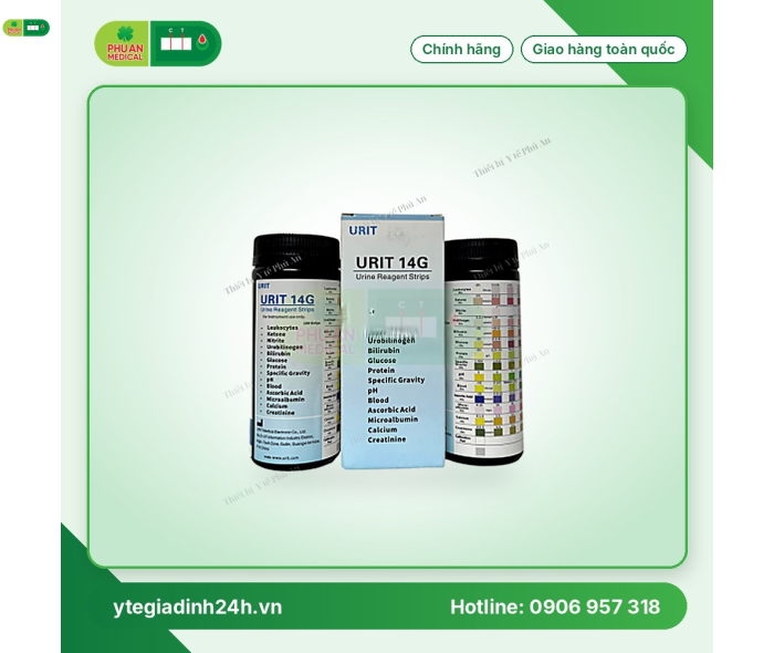 Que thử nước tiểu URIT 14G