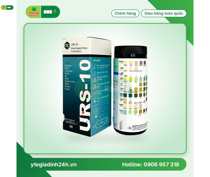 Que thử nước tiểu URS 10 Teco Diagnostics