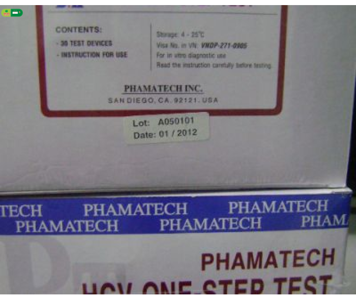 Que thử Viêm gan C - Phamatech