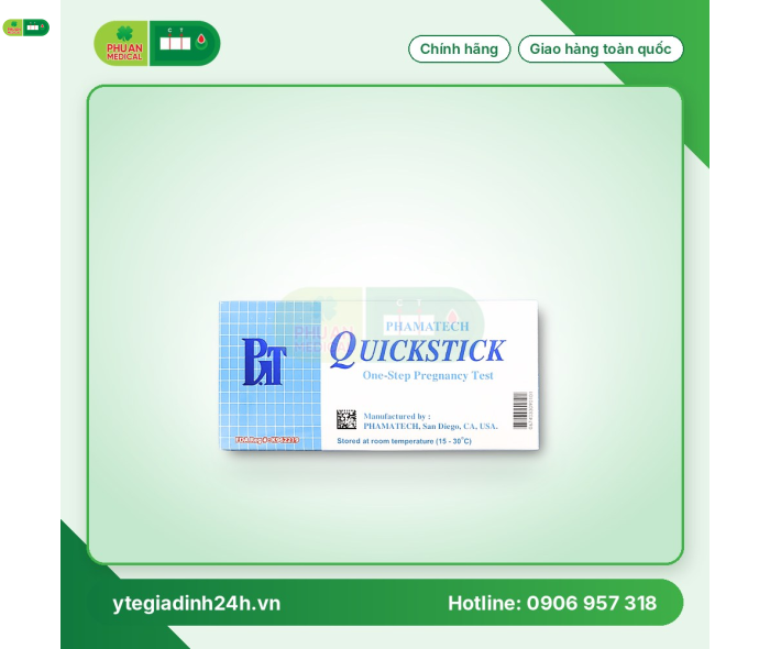 QuickStick – thử thai nhanh tại nhà