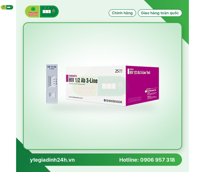 STANDARD™ Q HIV 1/2 Ab 3-Line Test