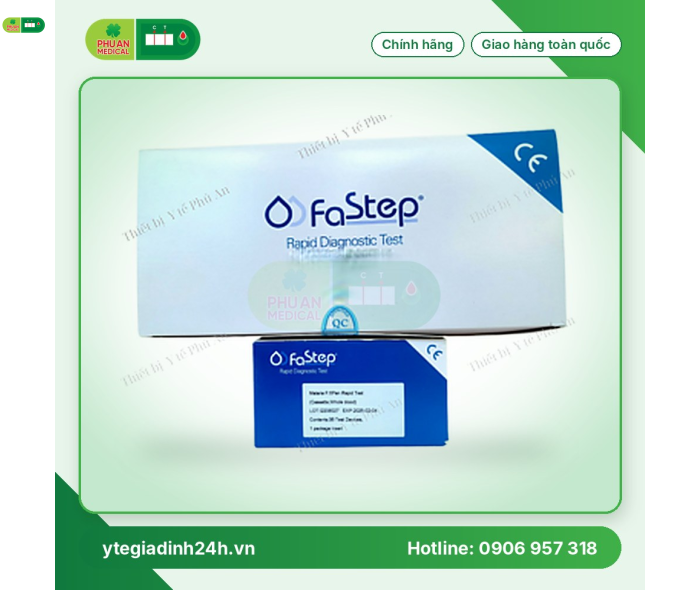Test Cúm Influenza A/B FaStep