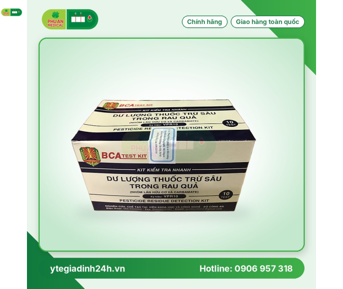 Test Nhanh Kiểm Tra Dư Lượng Thuốc Trừ Sâu Trong Hoa Quả