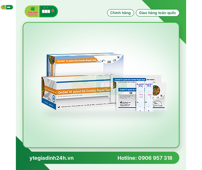 Test Nhanh OnSite H.pylori  Ab Combo