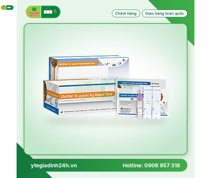 Test Nhanh OnSite H.Pylori Ag