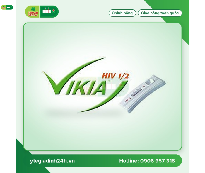 Test nhanh xét nghiệm HIV 1/2 Vikia Biomerieux