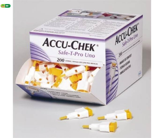 Thiết Bị Lấy Máu Đã Có Kim Accu-chek Safety Pro Uno 200