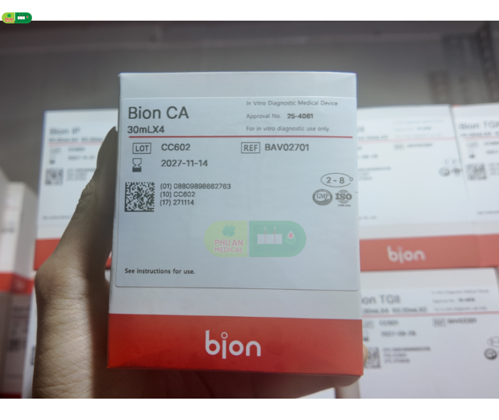 Hoá chất dùng cho máy xét nghiệm Bion CA