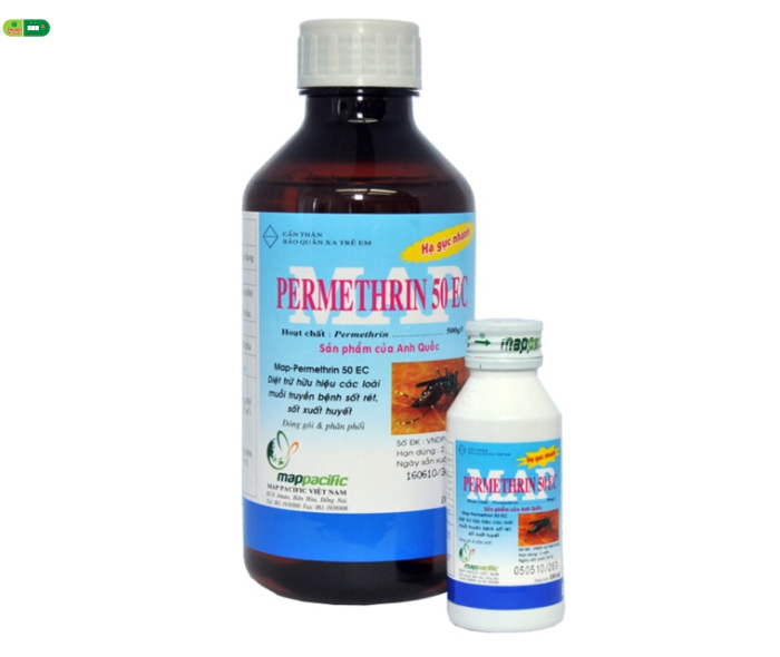 THUỐC DIỆT MUỖI MAP PERMETHRIN 50EC CHAI 1 LÍT LIÊN DOANH ANH QUỐC