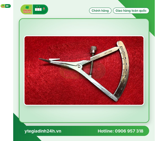 Thước đo mắt cong Compa 40