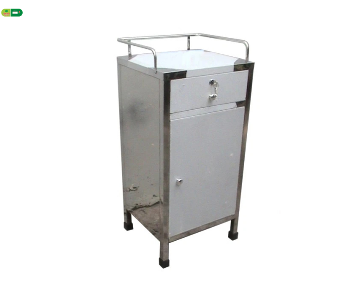 Tủ đầu giường 2 ngăn bằng Inox 201