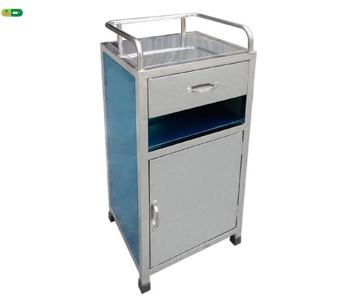 Tủ đầu giường 3 ngăn bằng Inox 201