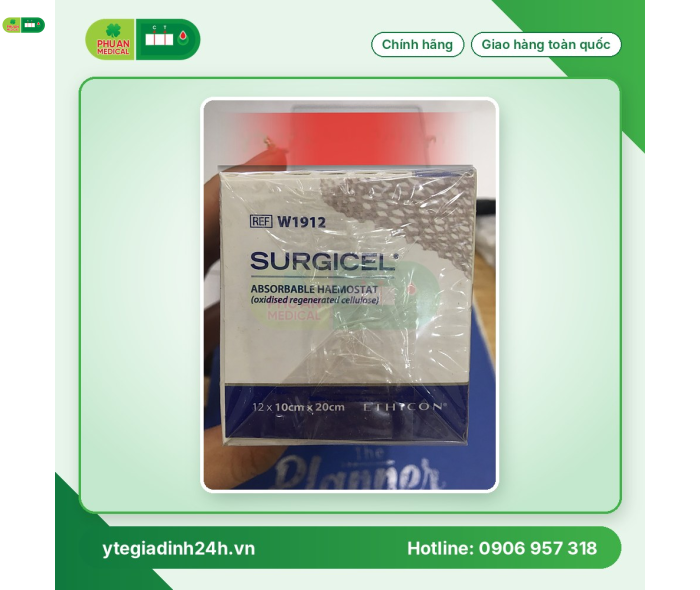 Vật Liệu Cầm Máu Tự Tiêu SURGICEL
