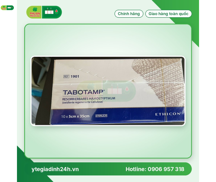 Vật Liệu Cầm Máu Tự Tiêu TABOTAMP