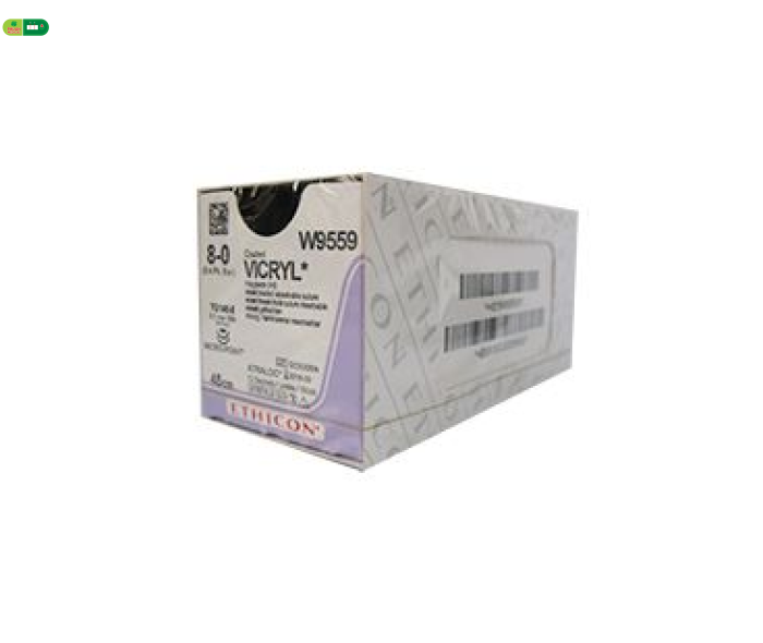 Chỉ Phẫu Thuật Tổng Hợp Tự Tiêu Tiệt Trùng VICRYL™ ( Polyglactin ) 8-0 W9559