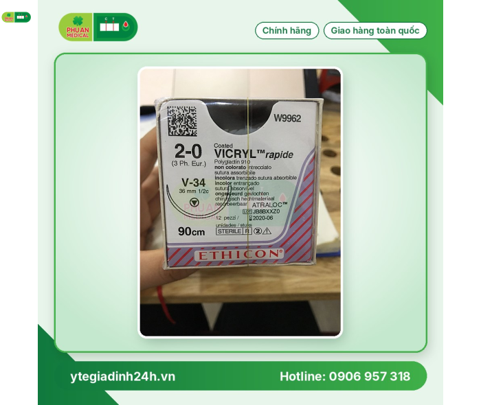 VICRYL™ rapide Số 2 - 0  W9962