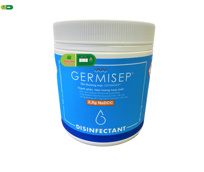 Viên ngâm sát khuẩn Germisep 2.5 gram