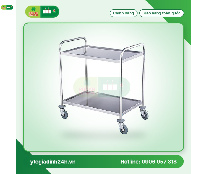 Xe Tiêm Inox 40 x 60cm