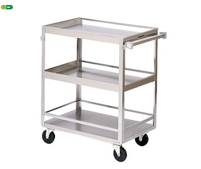 Xe Tiêm Inox 50 x 80cm có tay đẩy