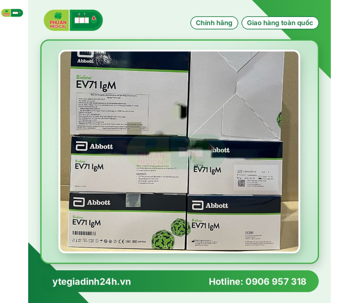 XÉT NGHIỆM KHÁNG THỂ CHO ENTEROVIRUS 71-Bioline™ EV71 IgM