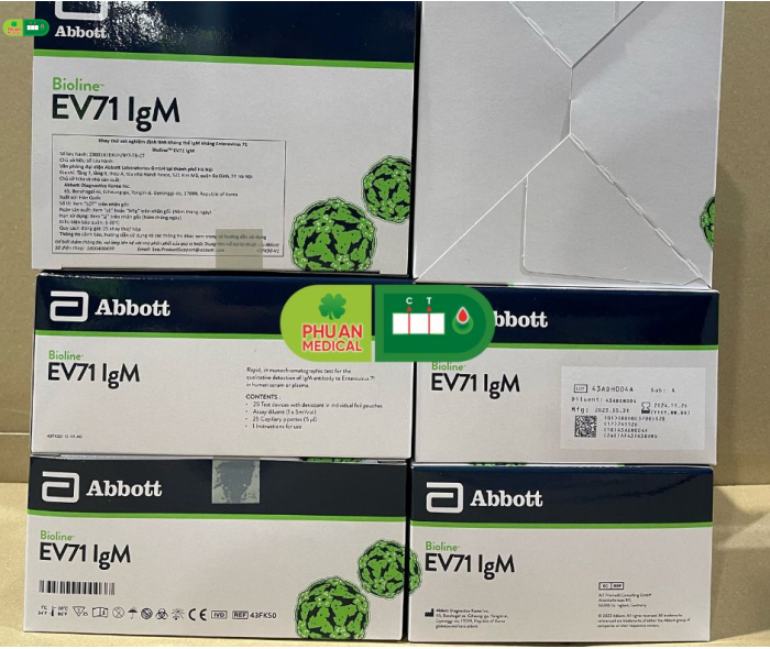 XÉT NGHIỆM KHÁNG THỂ CHO ENTEROVIRUS 71-Bioline™ EV71 IgM