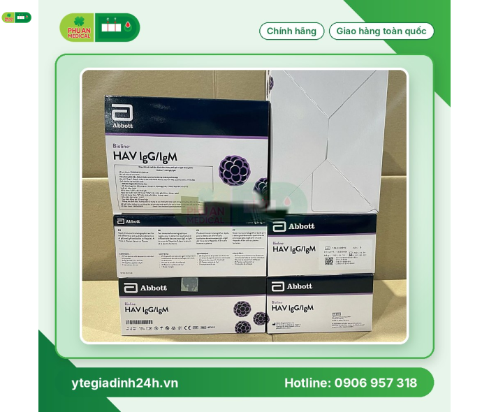 XÉT NGHIỆM KHÁNG THỂ VI RÚT VIÊM GAN A-Bioline™ HAV IgG/IgM